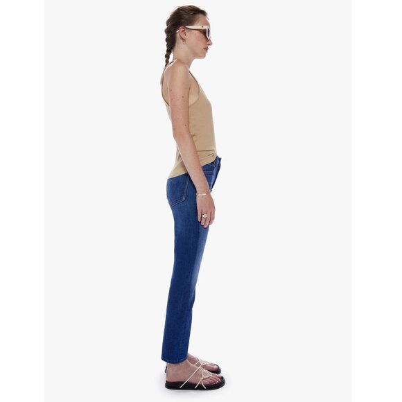 MOTHER The Pixie Rider Ankle Jeans 27” / Size 26 / Taxi! Blue High Rise Denim - Picture 2 of 12